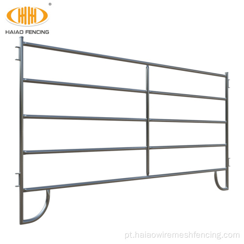 Metal galvanizado gado 4 trilhos da cerca